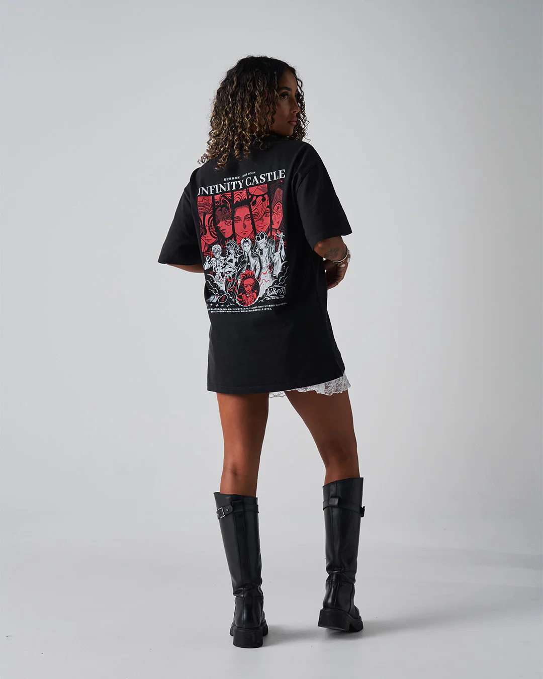 INFINITY CASTLE (UPPER MOON) - Oversized Heavy Tee - Image 5