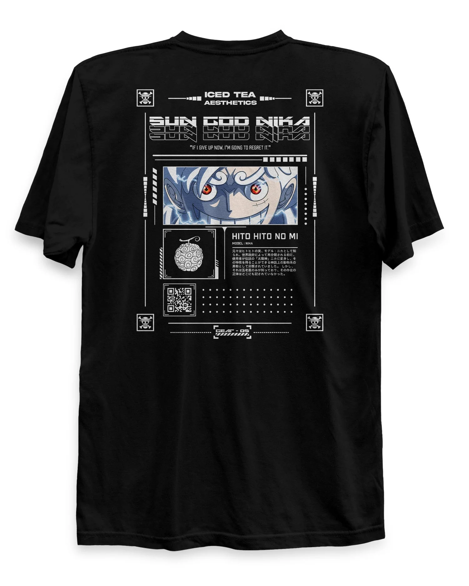 Luffy (SUNGOD) - T-Shirt Back Print - Image 4