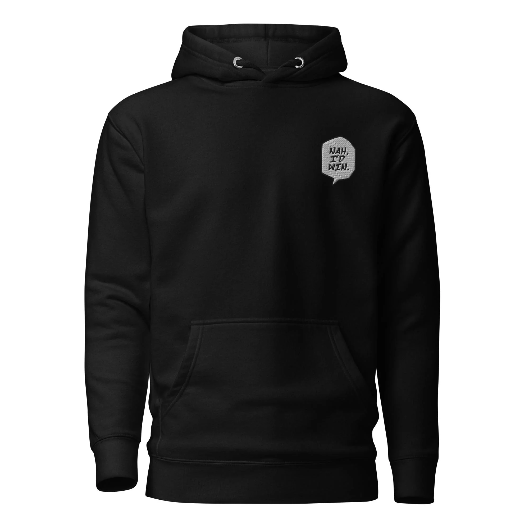 Nah I'd Win - Embroidery Hoodie - Image 6