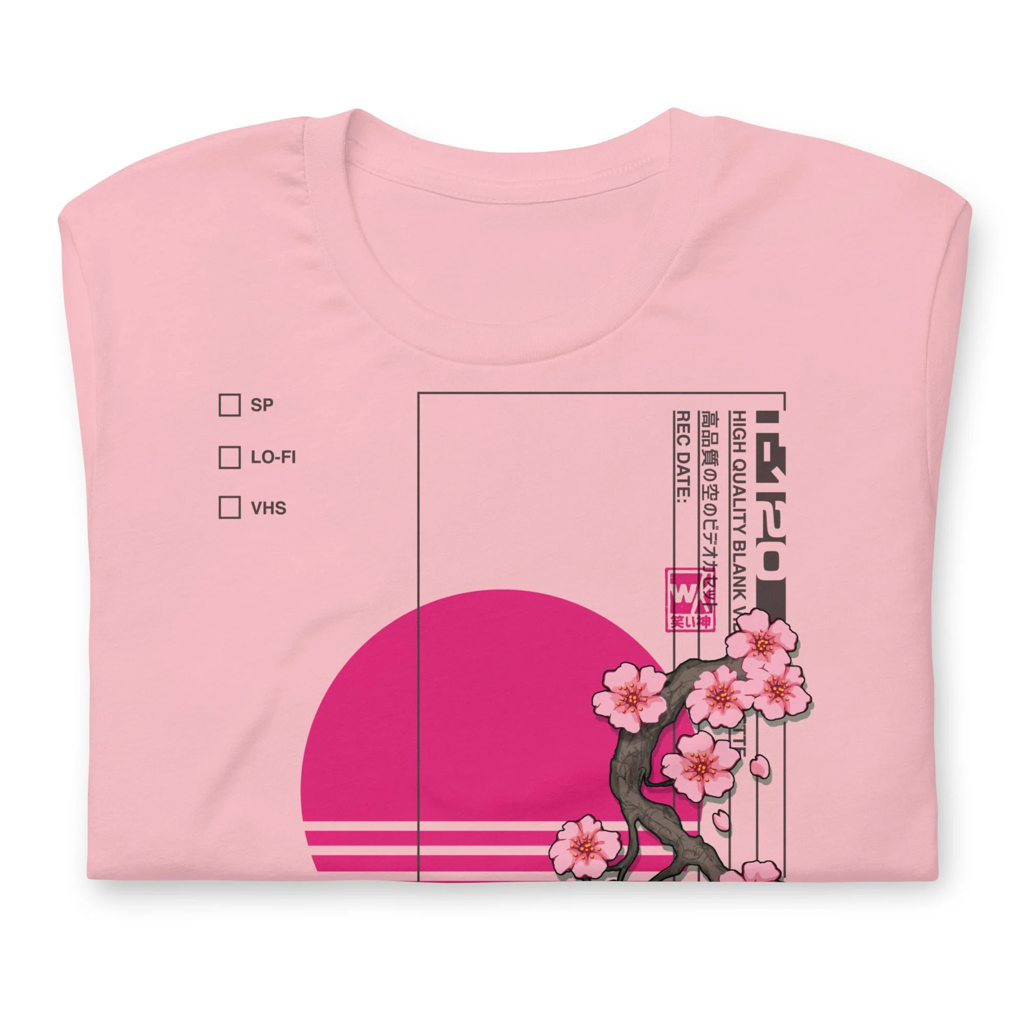 Sakura LO-FI (VHS) - T-Shirt - Image 6